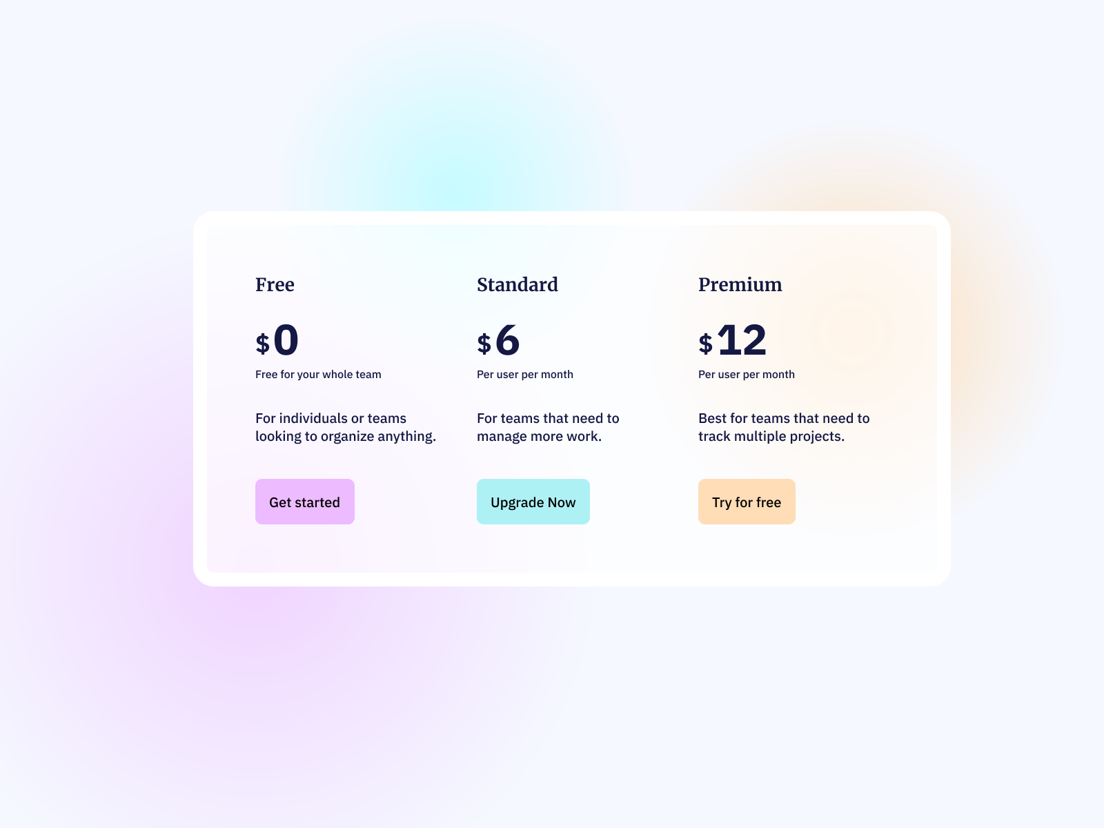 UI Design Daily | Pricing Card