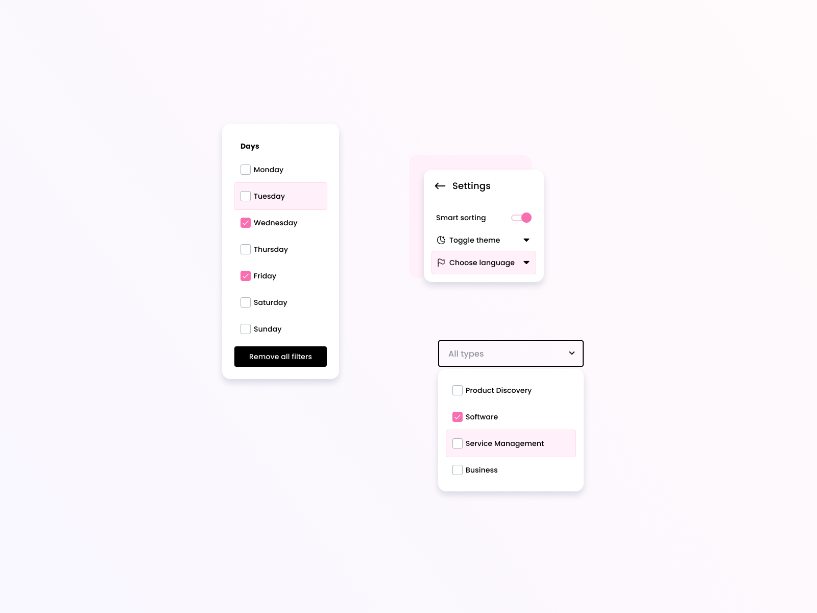 UI Design Daily | Dropdown