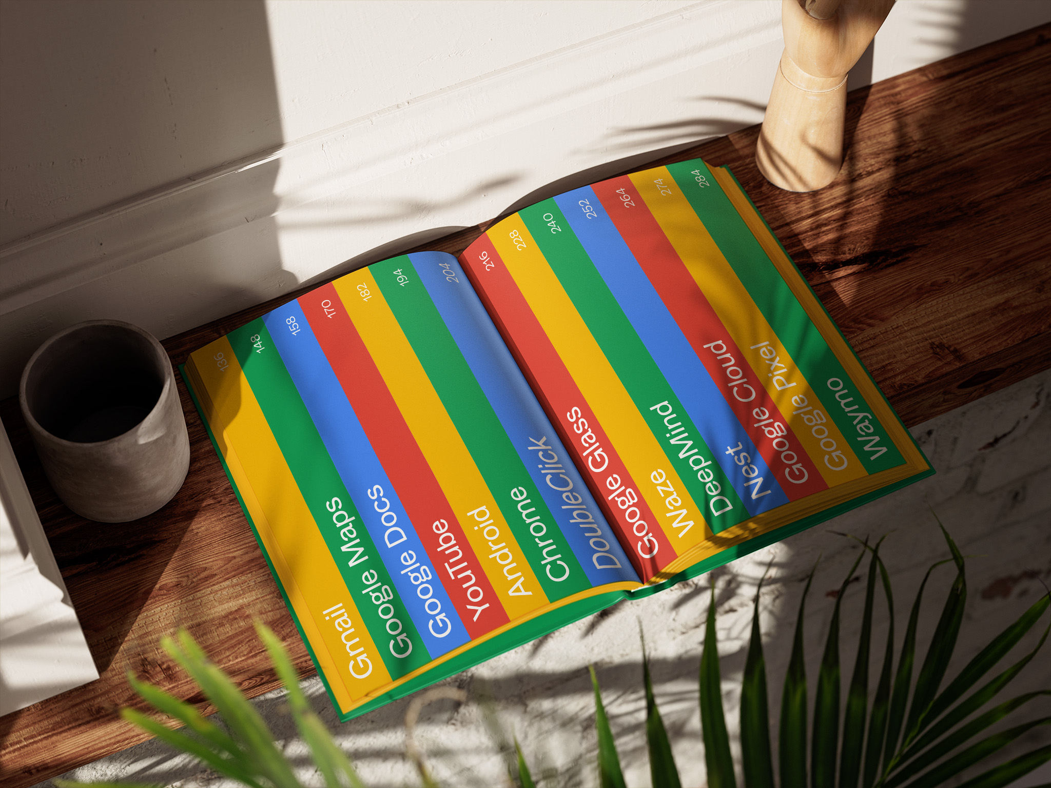 The Google - First 25 Years book by daMaia Publisher. A beautiful coffee table book to proudly showcase as an art object.