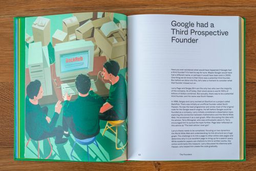 The Google - First 25 Years book by daMaia Publisher. A beautiful coffee table book to proudly showcase as an art object.