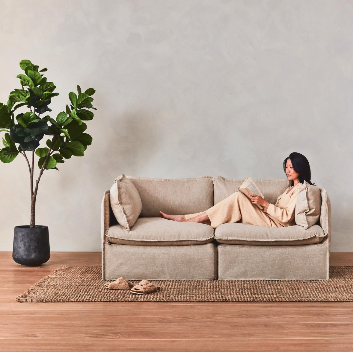 We Found the Ruggable of Sofas Anabei’s Fully Washable Modular Sofa