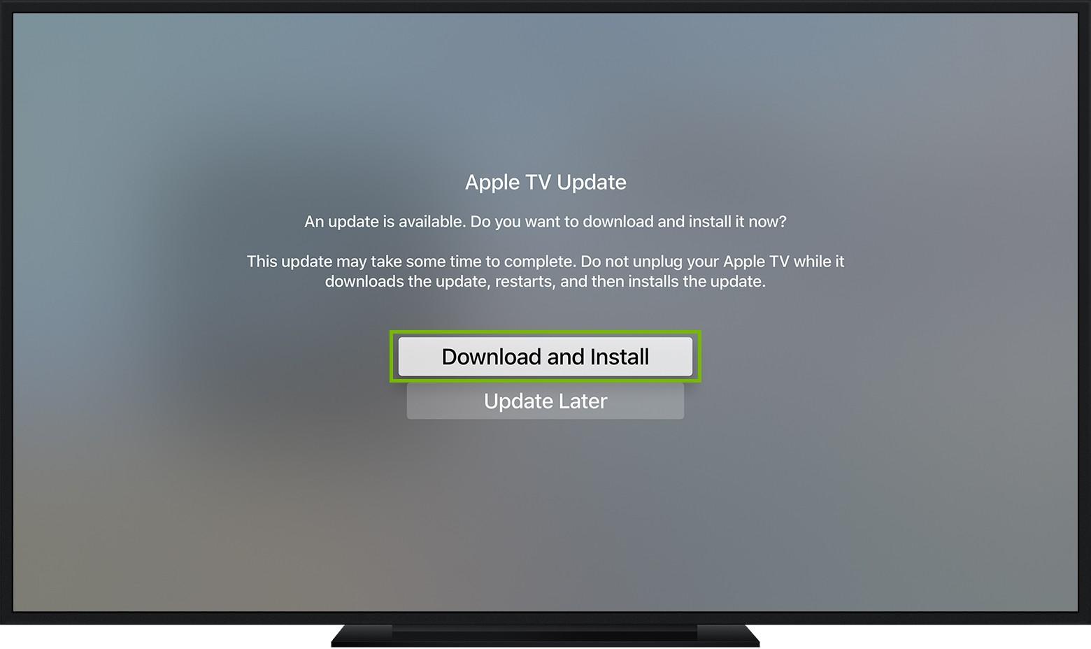 How to Update an Apple TV