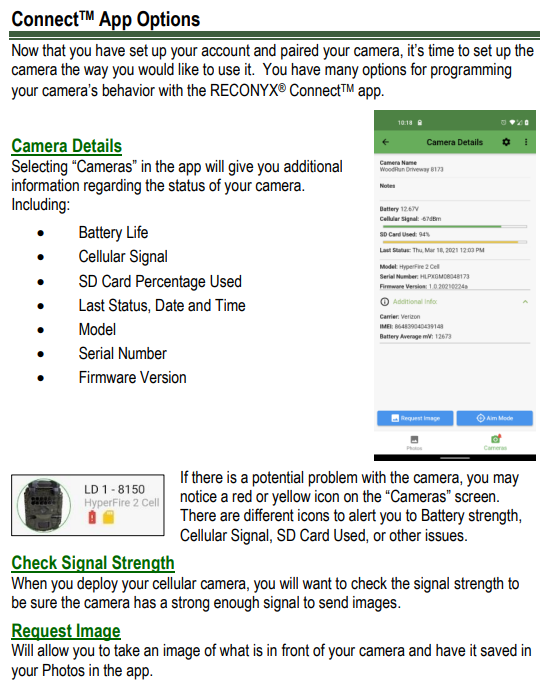 How to Setup and Install Reconyx Connect App for Reconyx HL2XC ...