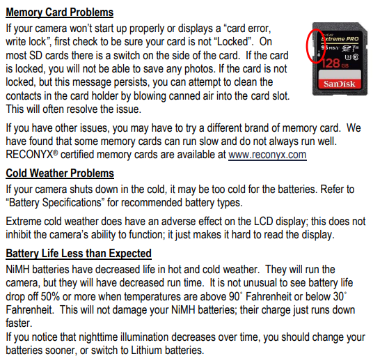How to Troubleshoot Reconyx HL2XC HyperFire 2 Cellular Trail Camera