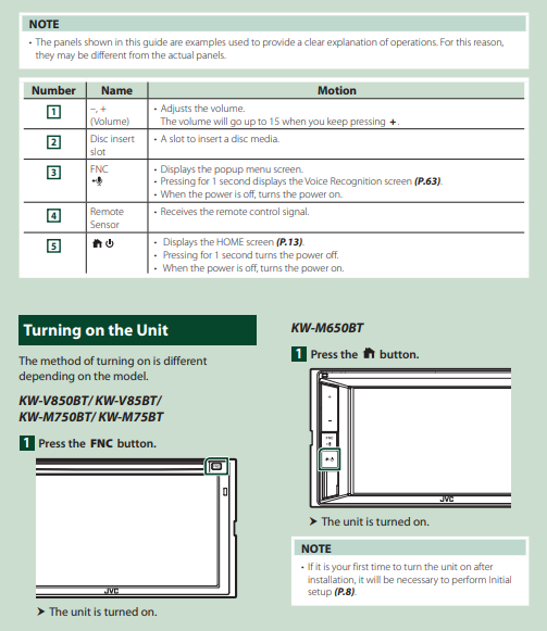 How to Setup JVC KWV850BT Car Monitor System