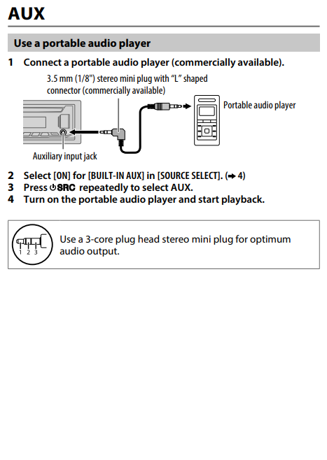 How to Setup JVC KD-R492 CD Receiver