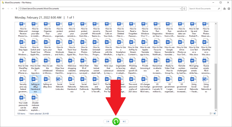 How to Back Up and Restore Your Files in Windows 10 using External Drive