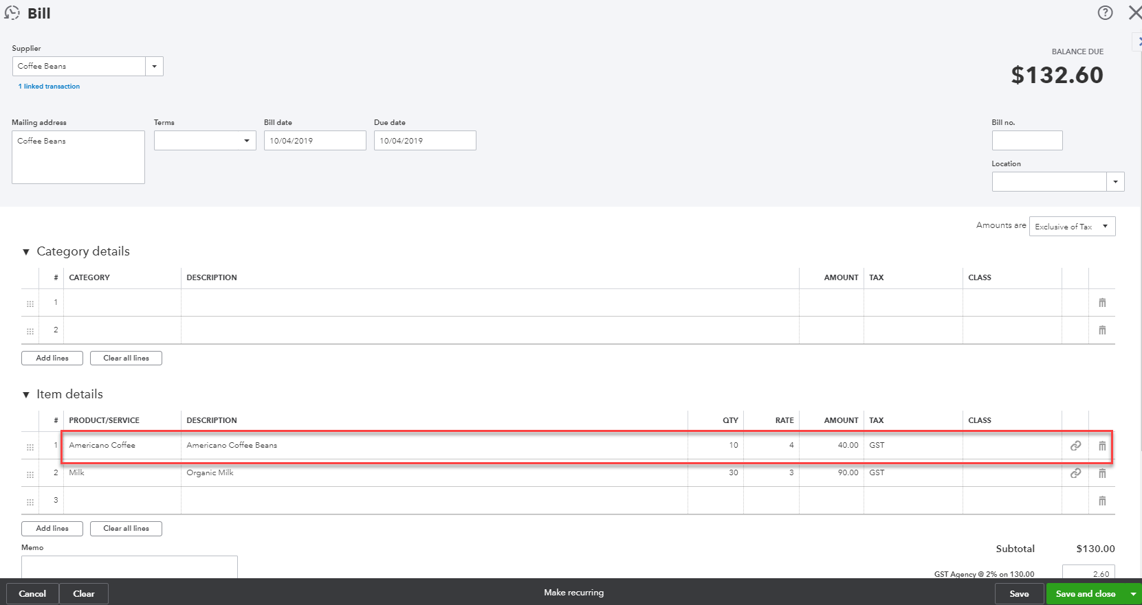 How to Create a Partial Purchase Order in QuickBooks Online