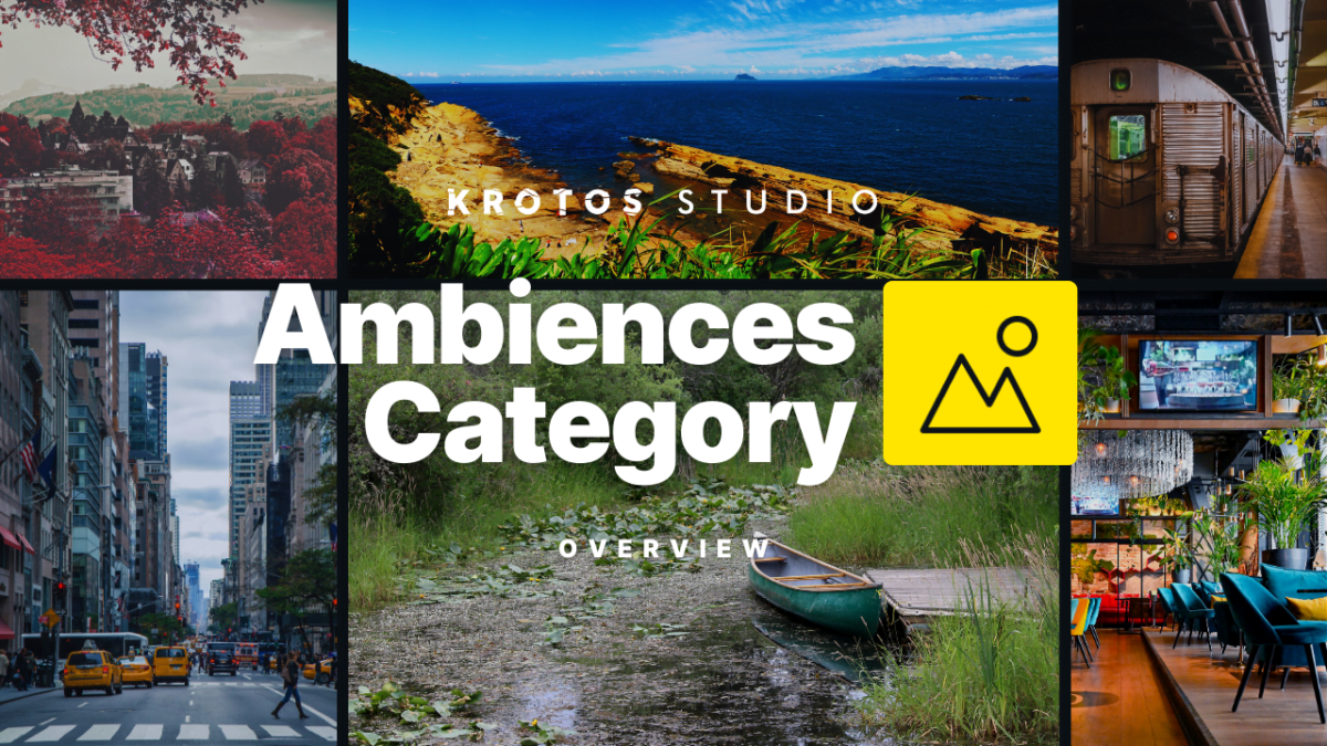 Create Immersive Soundscapes with Krotos Studios Ambience Category