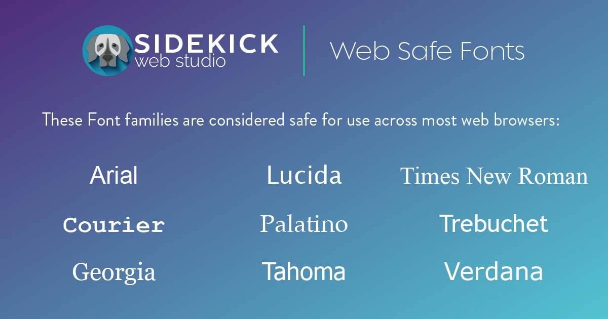 How To: Choose Web Safe Fonts