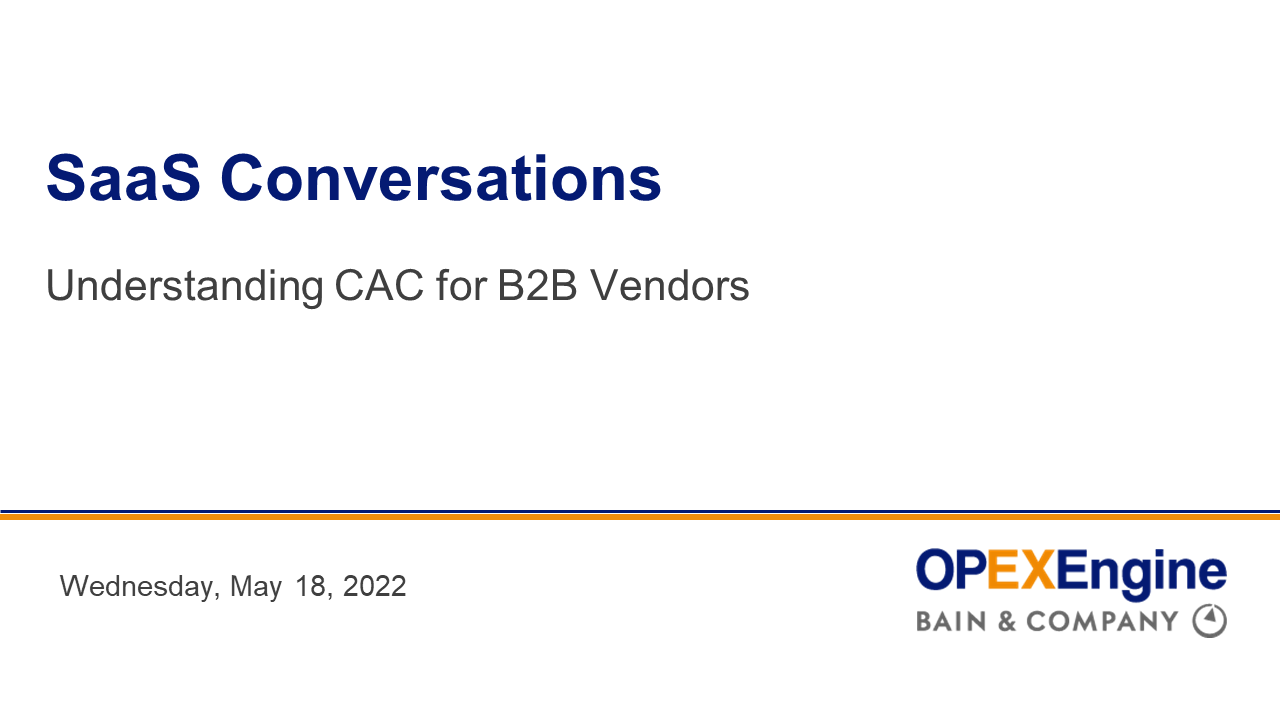 Opexengine Webinars Understanding Cac For B2b Vendors