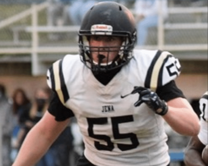 Class of 2022 Recruit Spotlight Jena High School FB Collin Ashley