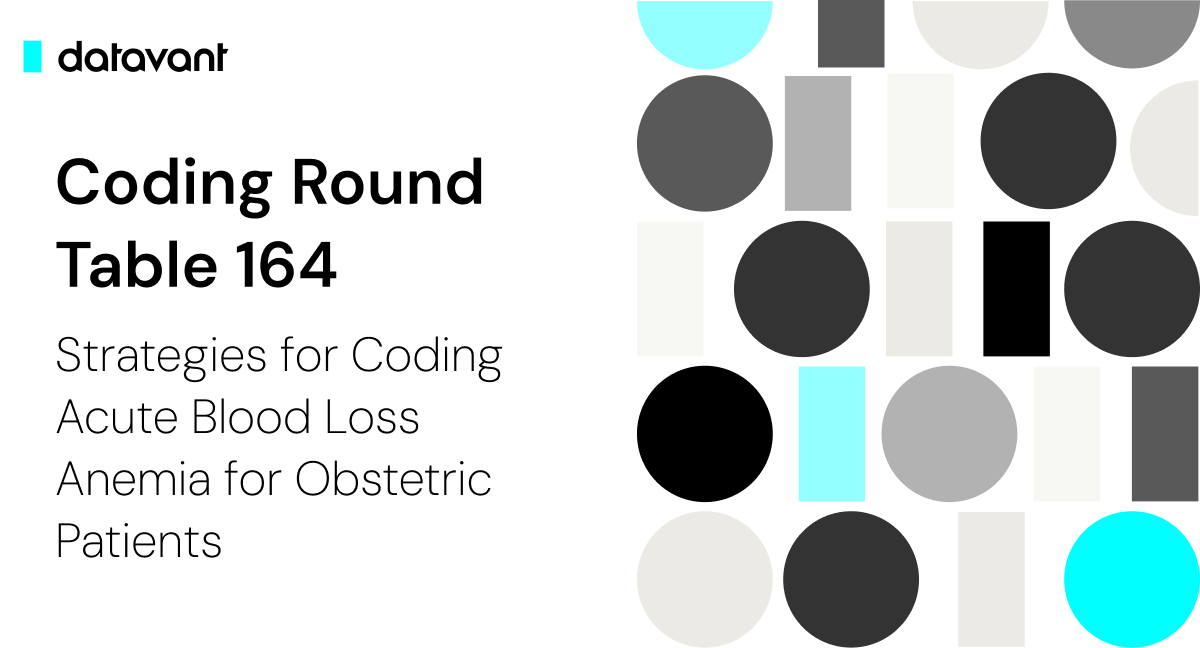 Round Table 164: Strategies for Coding Acute Blood Loss Anemia for ...