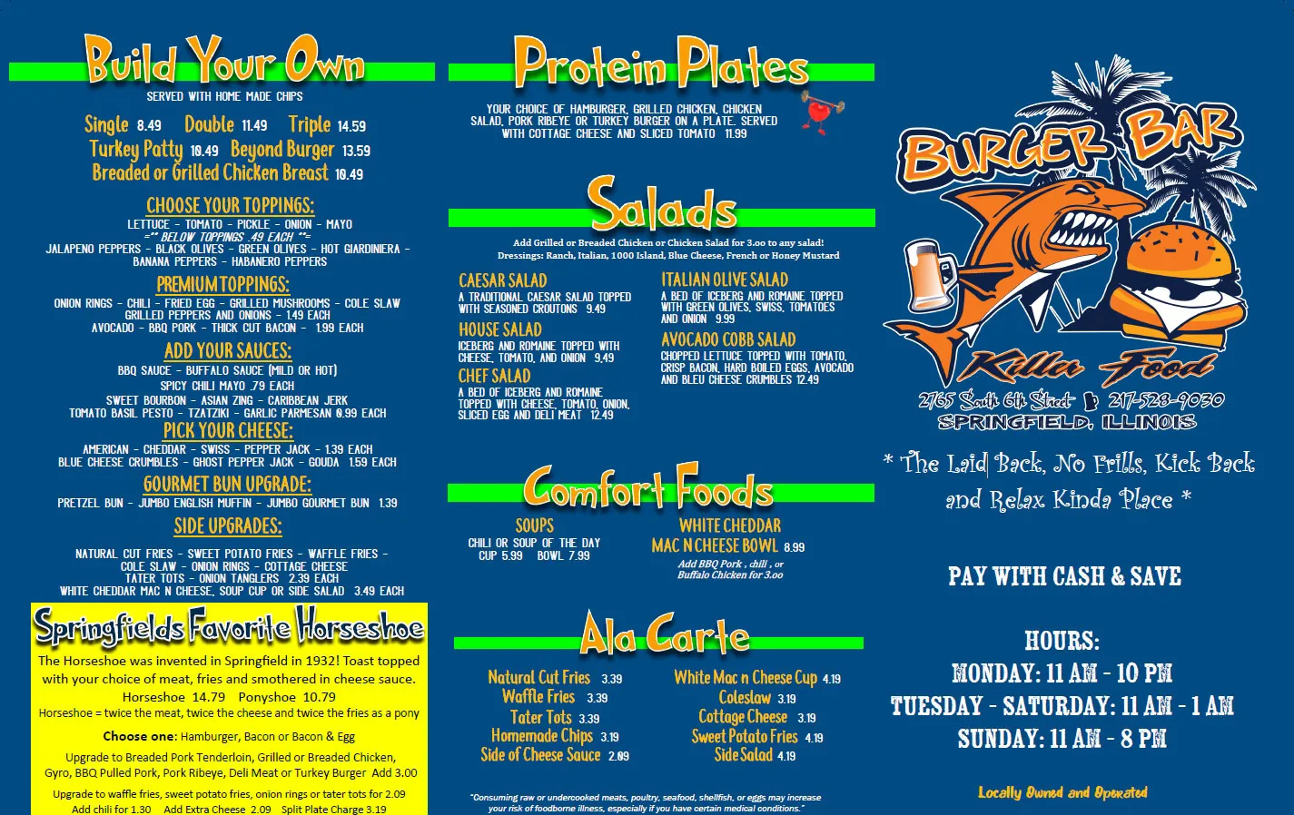 Burger Bar - Killer Food