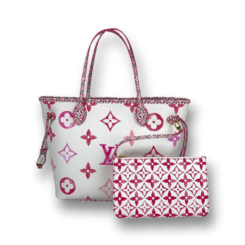 pink louis vuitton neverfull