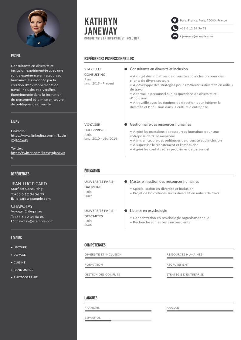 CV Consultant diversité et inclusion: Modèles et conseils d'écriture