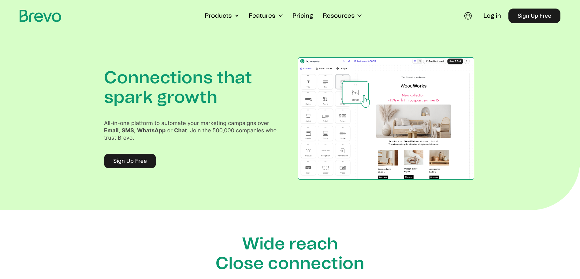 Brevo Landing Page