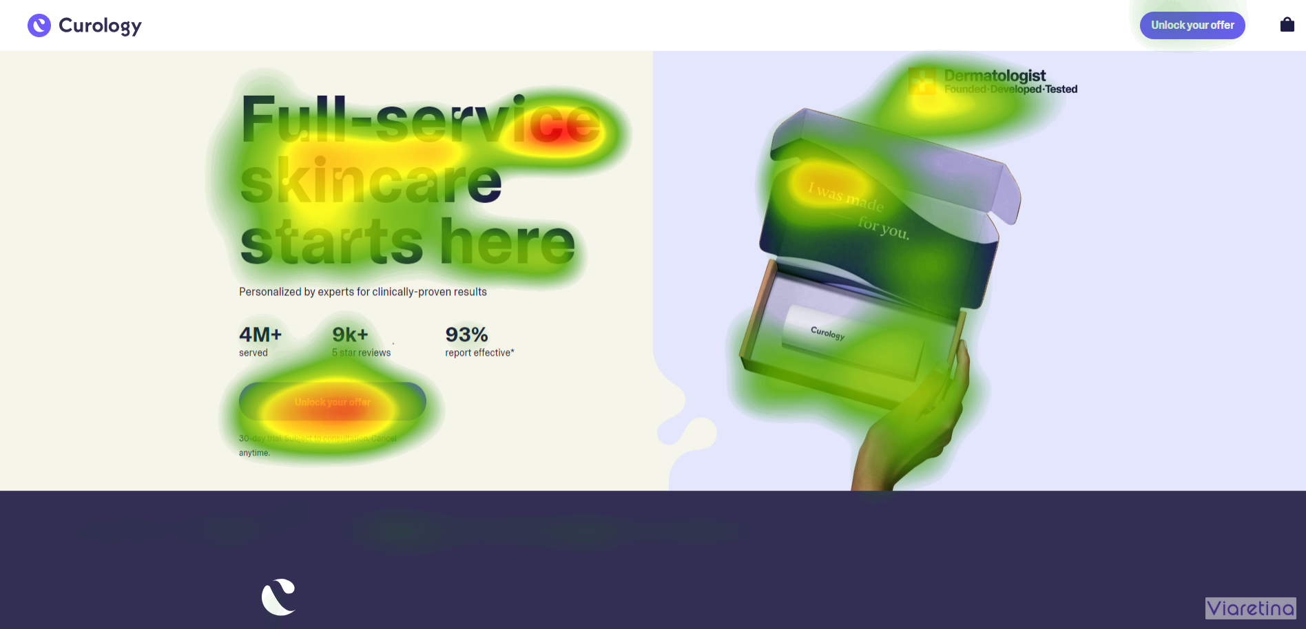 Curology Free Trial Landing Page Case Study UX Conversion Insights