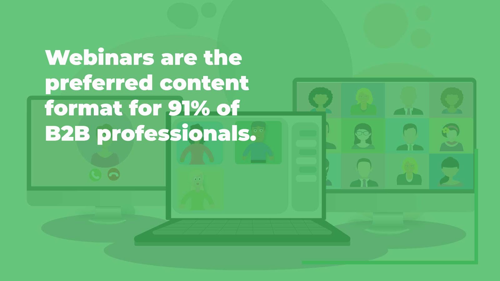Running webinars, a fantastic B2B SaaS lead generation strategy that lets you connect with your target audience in real time.