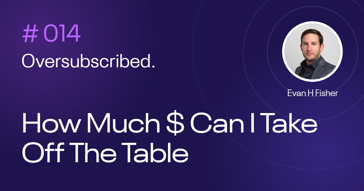 How Much Can I Take Off The Table