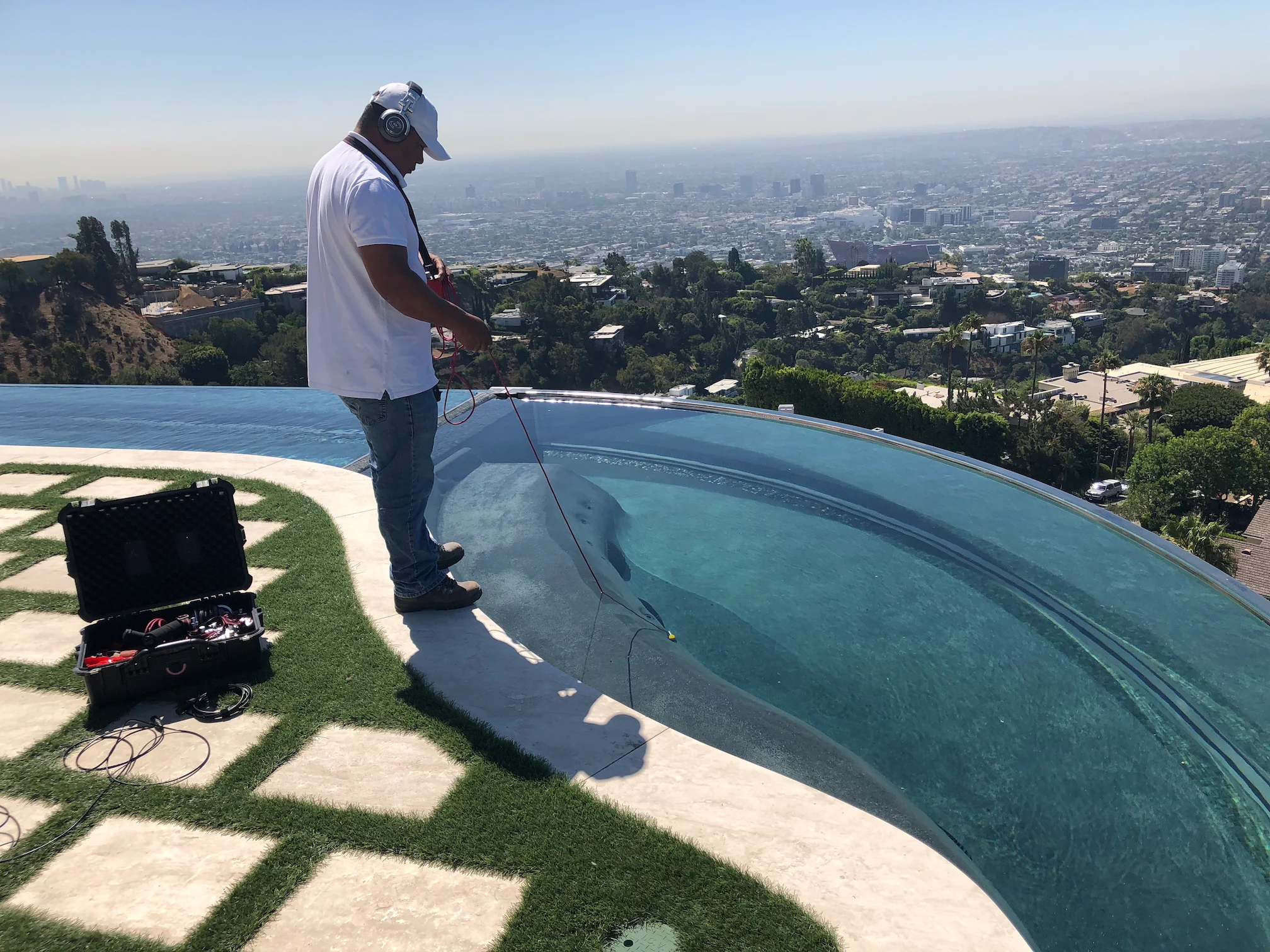 Pool with view