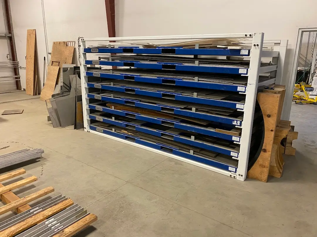Sheet Metal Storage Rack Gallery LEAN Manufacturing