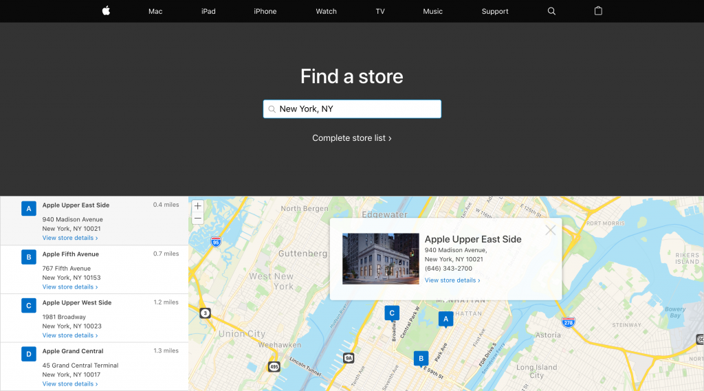 Storemapper 44 Awesome Store Locator Examples For Design Inspiration