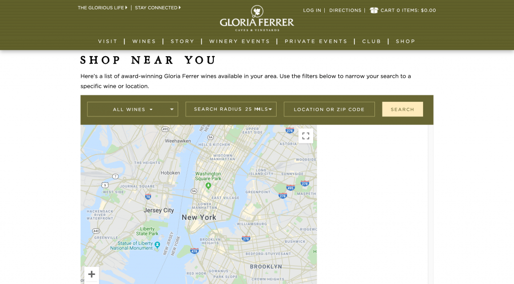 Storemapper - 44 Awesome Store Locator Examples For Design Inspiration