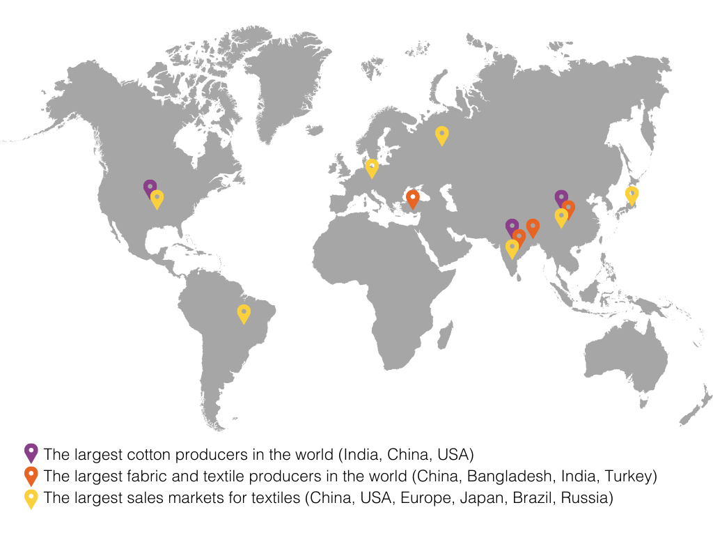 Textile Consumption Map sewts