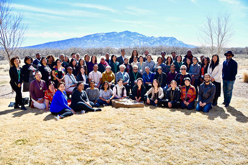 members and staff from the donors of color network celebrating at DOCN's annual retreat