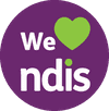 We love NDIS logo