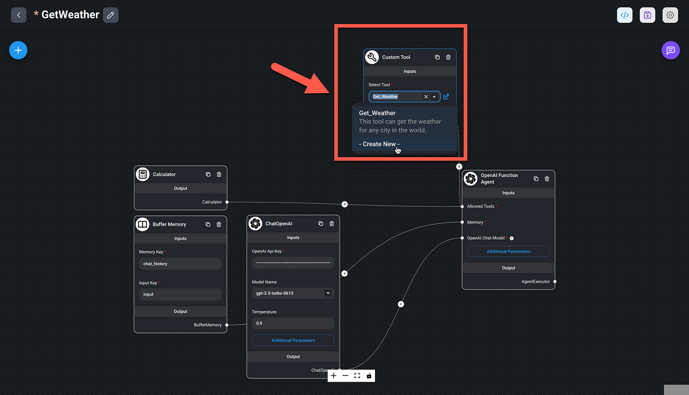 Flowise Now Has Custom Tools With OpenAI Function Calling