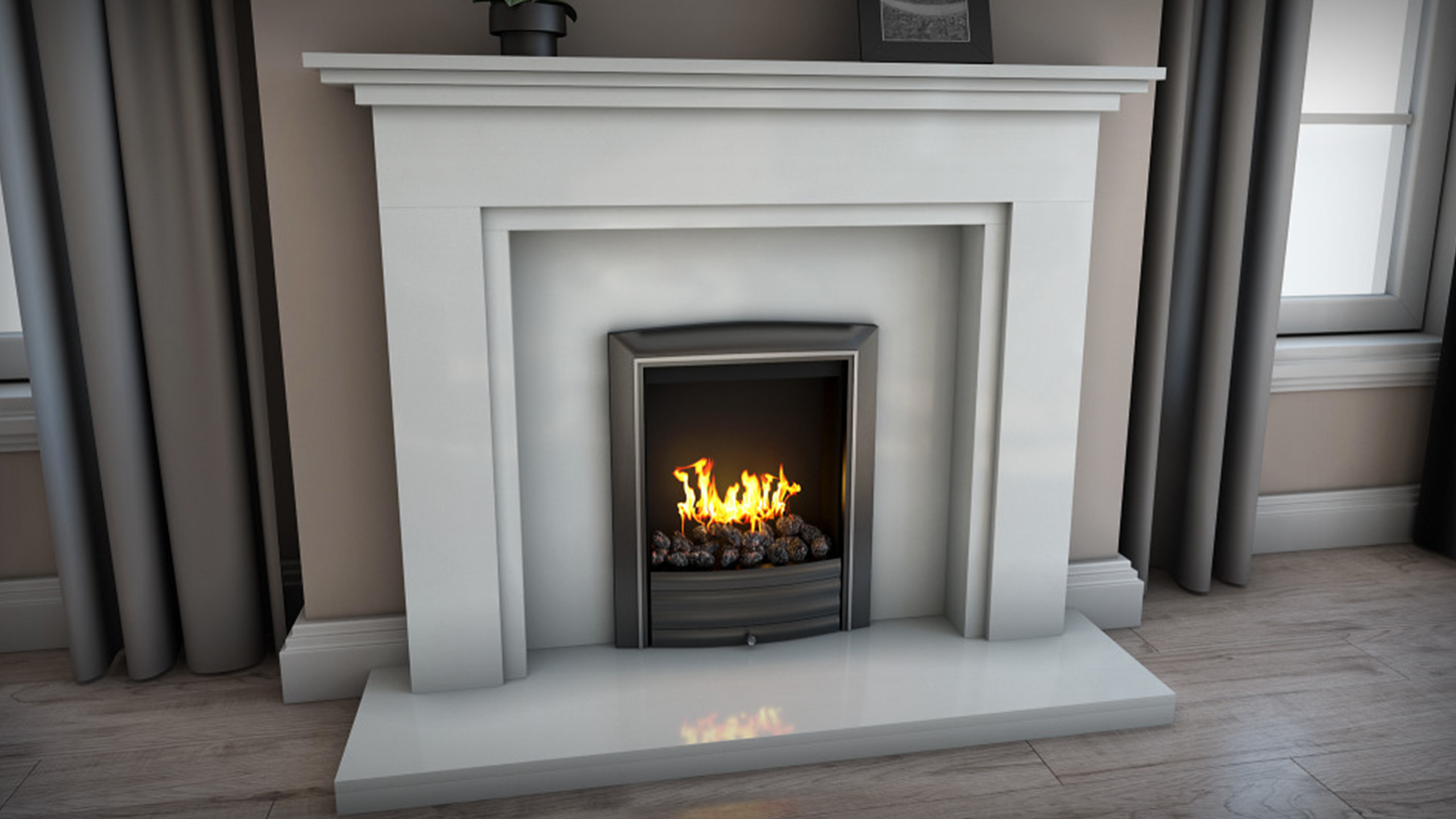 Feature Marble Exeter Stoves & Chimneys