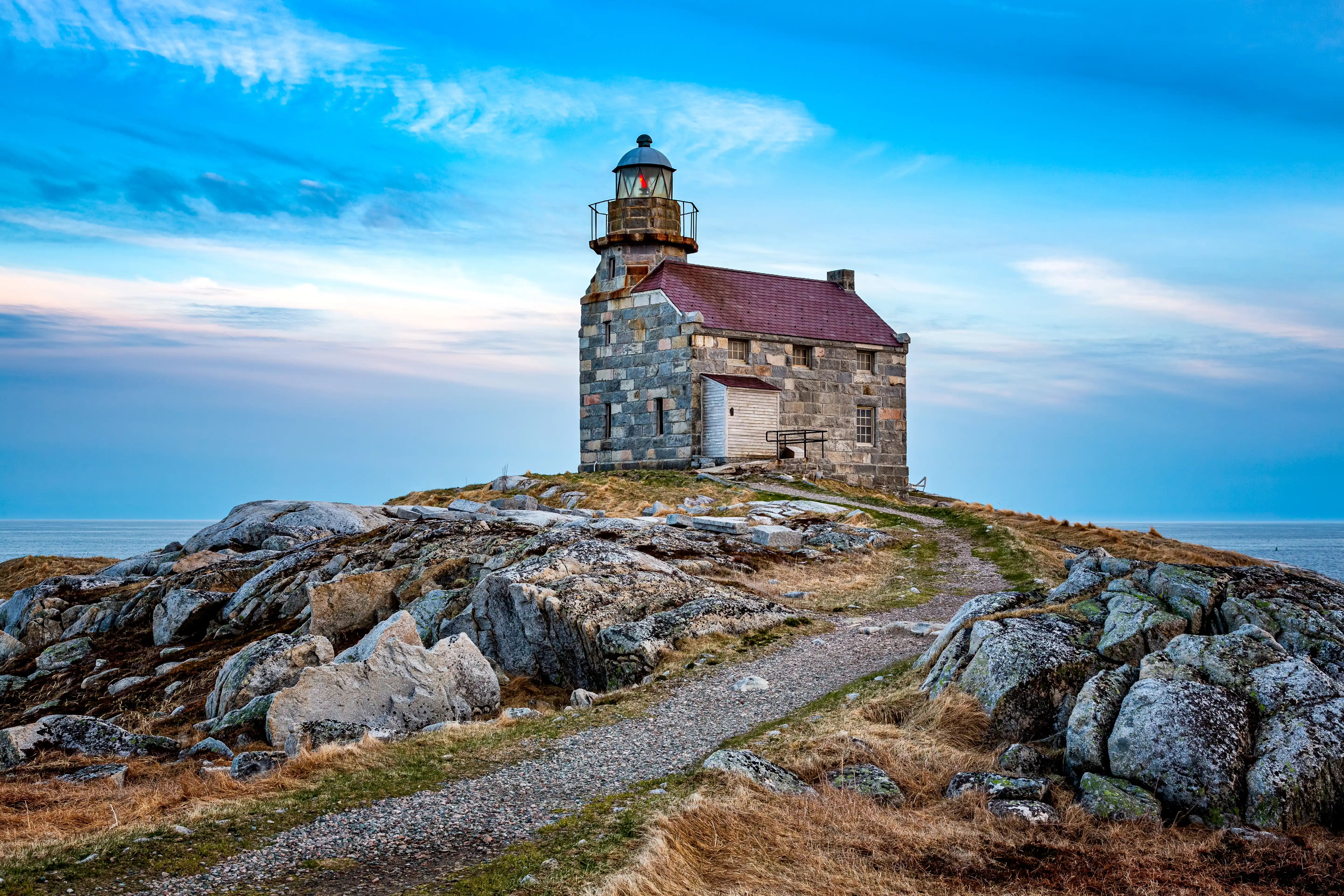 Rose Blanche Lighthouse in Channel-Port Aux Basques ❘ Deb Snelson/Getty Images