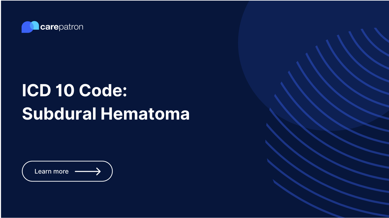 Subdural Hematoma ICD10CM Codes 2023
