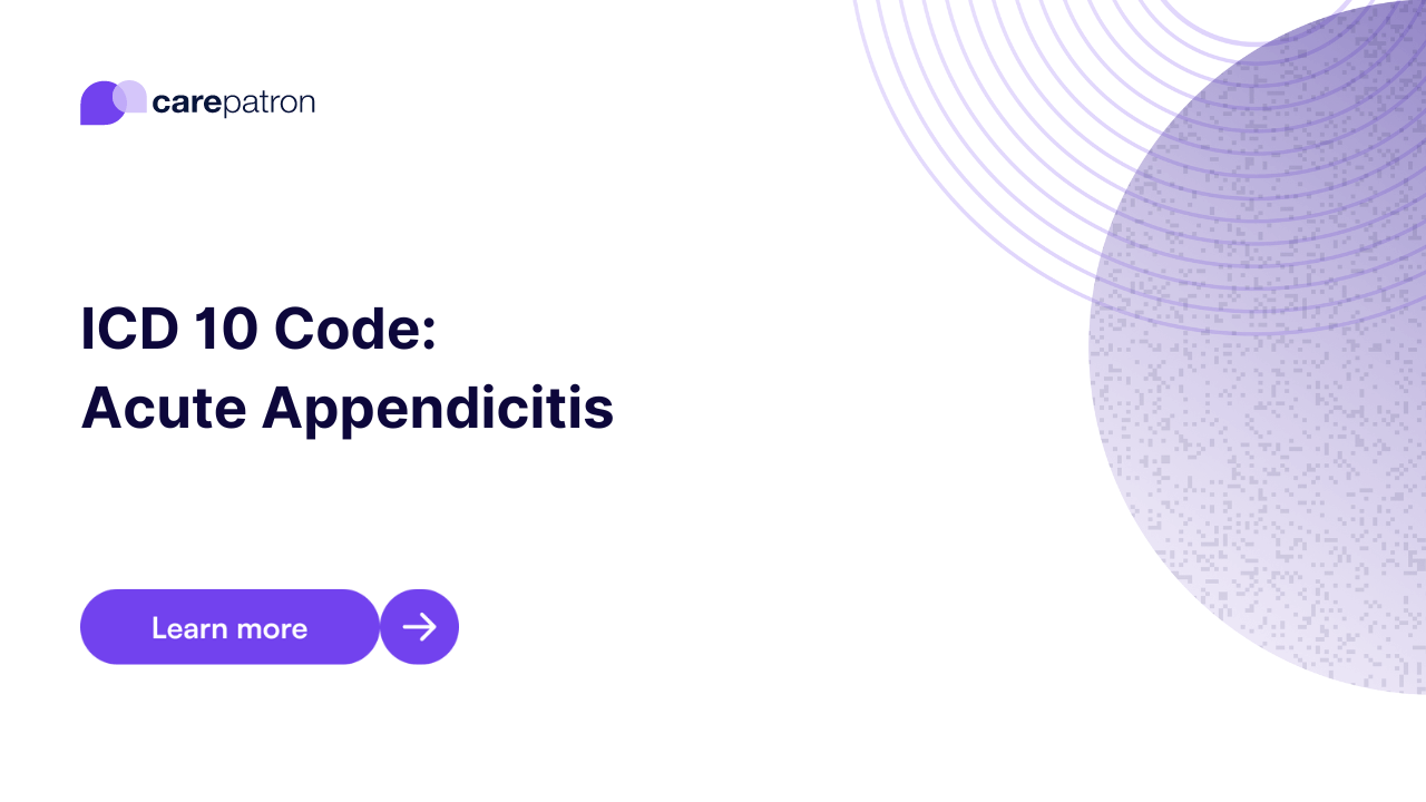 Acute Appendicitis ICD-10-CM Codes | 2023