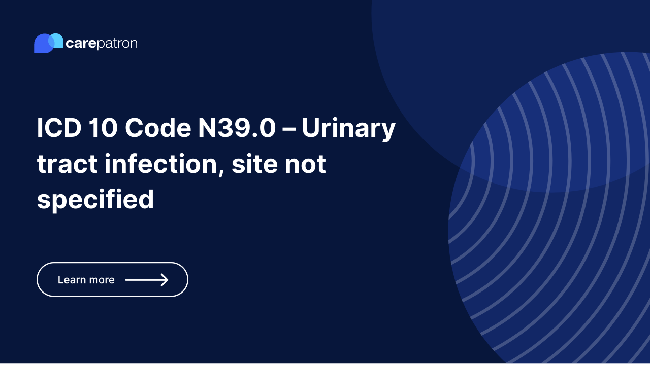 N39 Computer N39.0 – Urinary tract infection, site not specified | ICD-10-CM