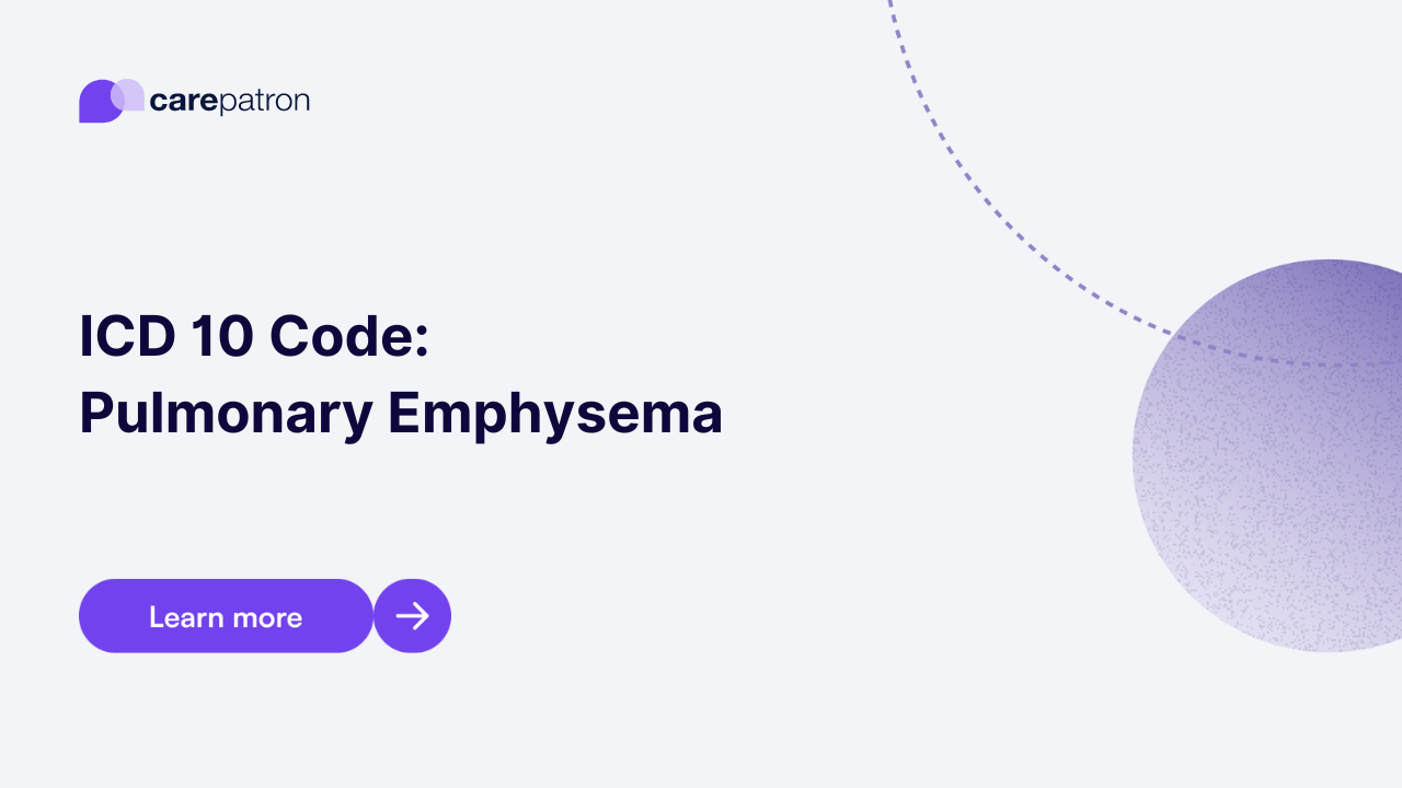 Pulmonary Emphysema ICD-10-CM Codes | 2023