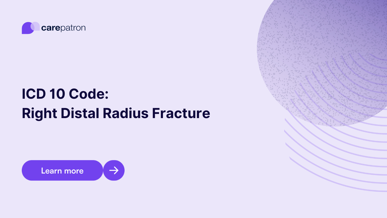 Right Distal Radius Fracture ICD10CM Codes 2023
