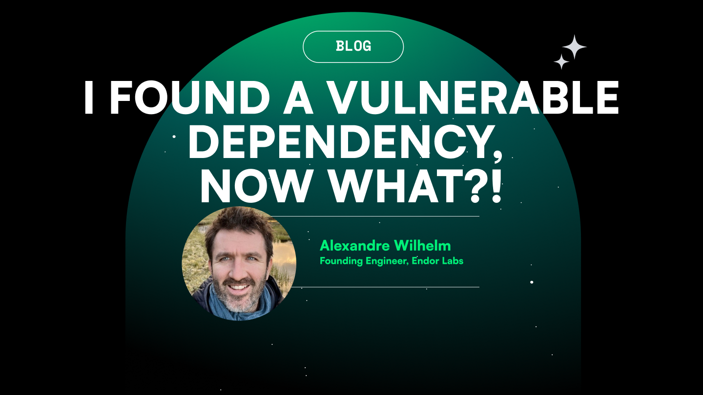 You Found Vulnerabilities in Your Dependencies, Now What?