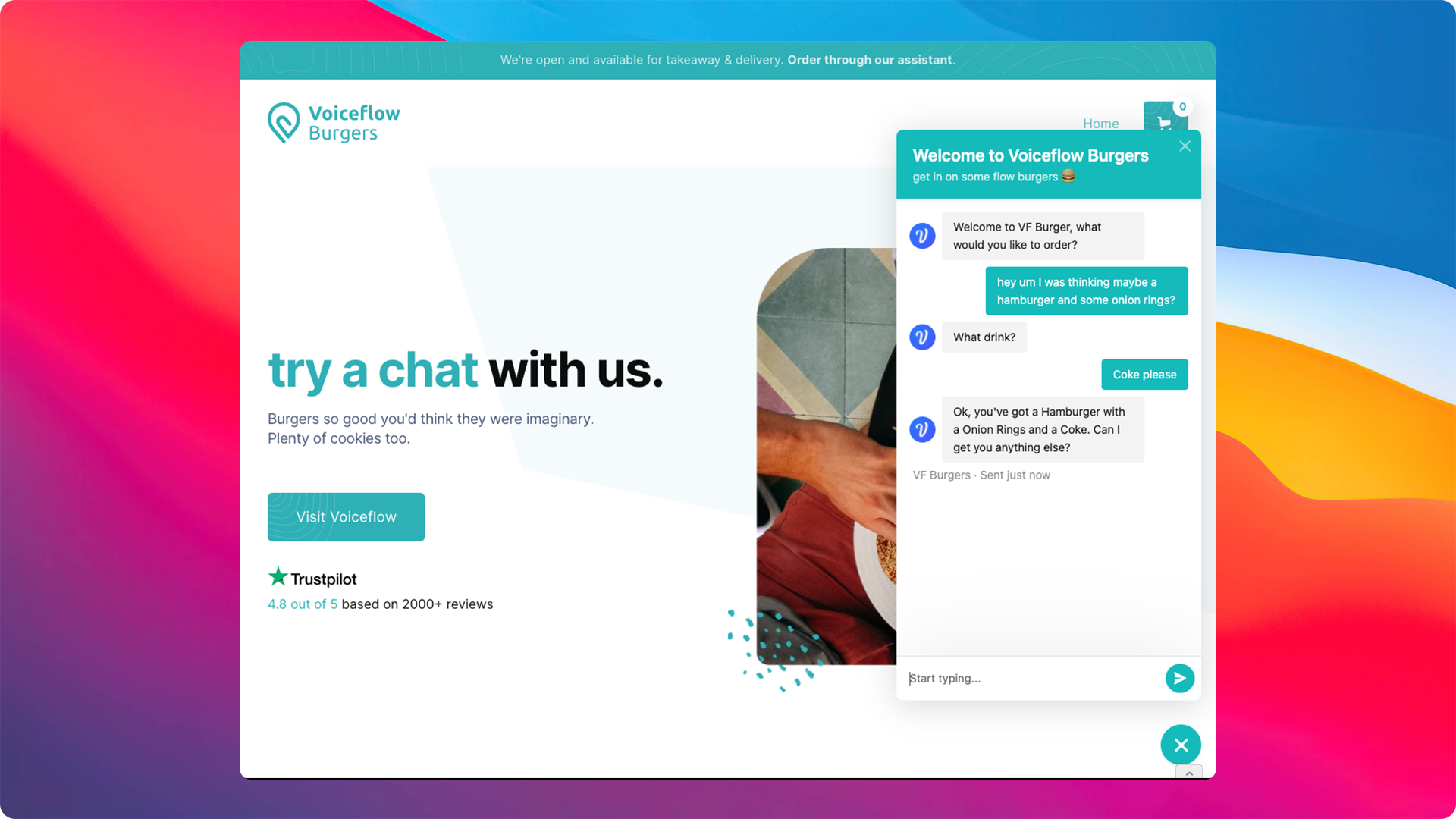 Webchat example