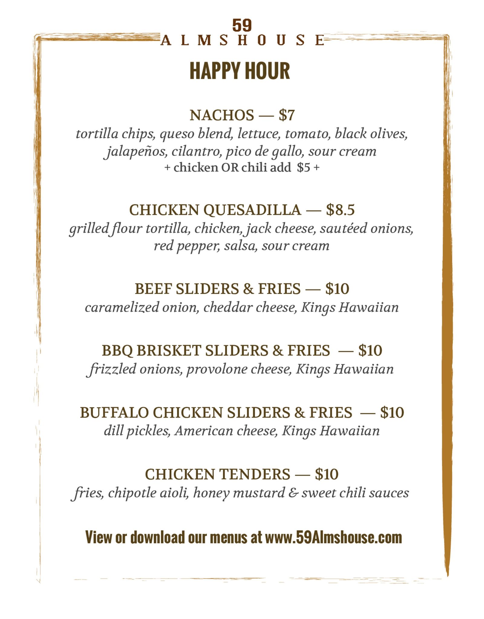 [Letter3 5] 59 Almshouse Menu - acw414s