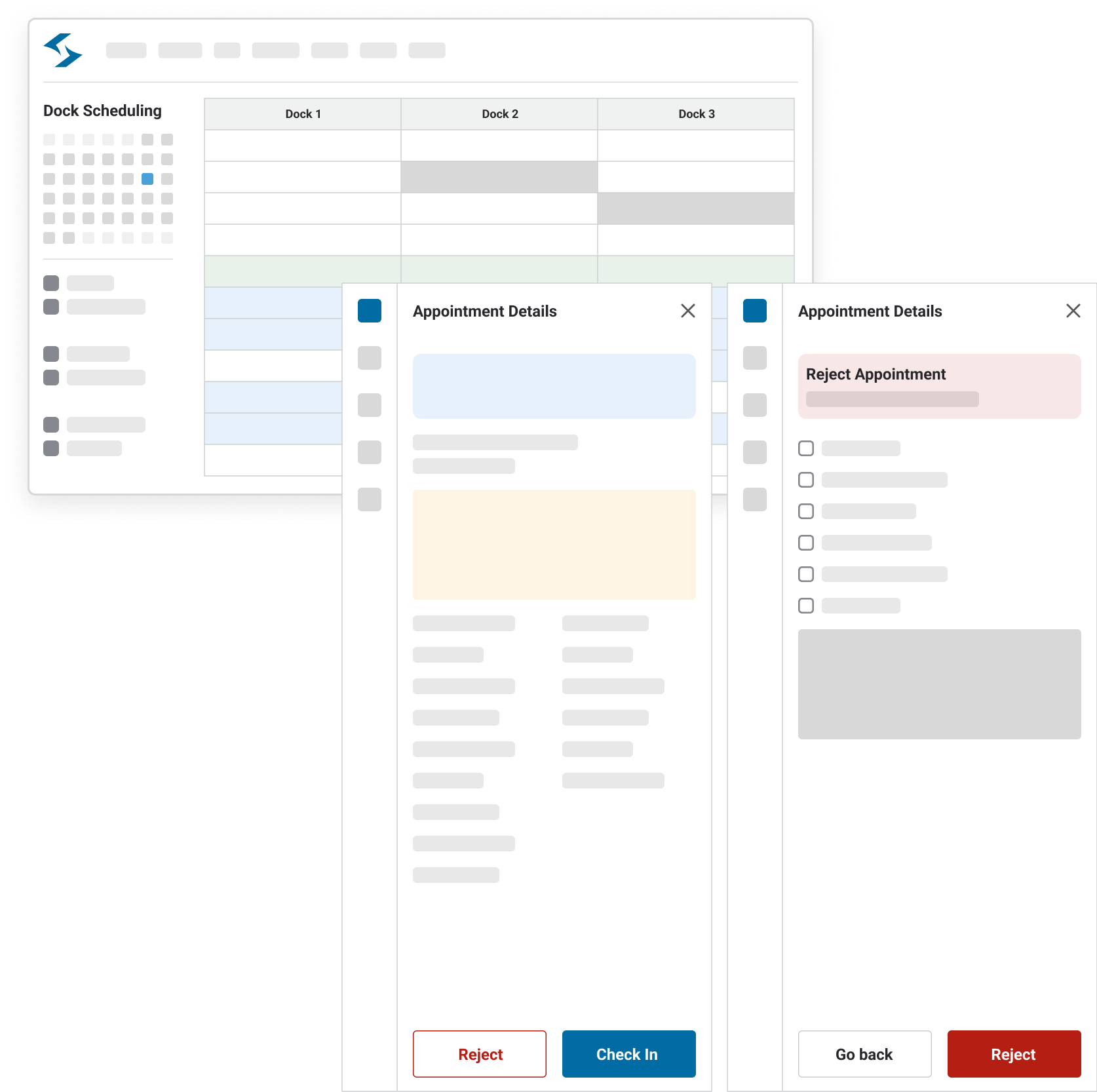 Dock Scheduling Software