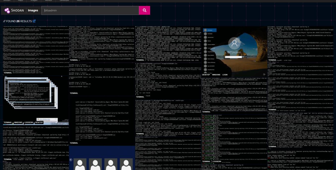 Using Shodan Images to Hunt Down Ransomware Groups