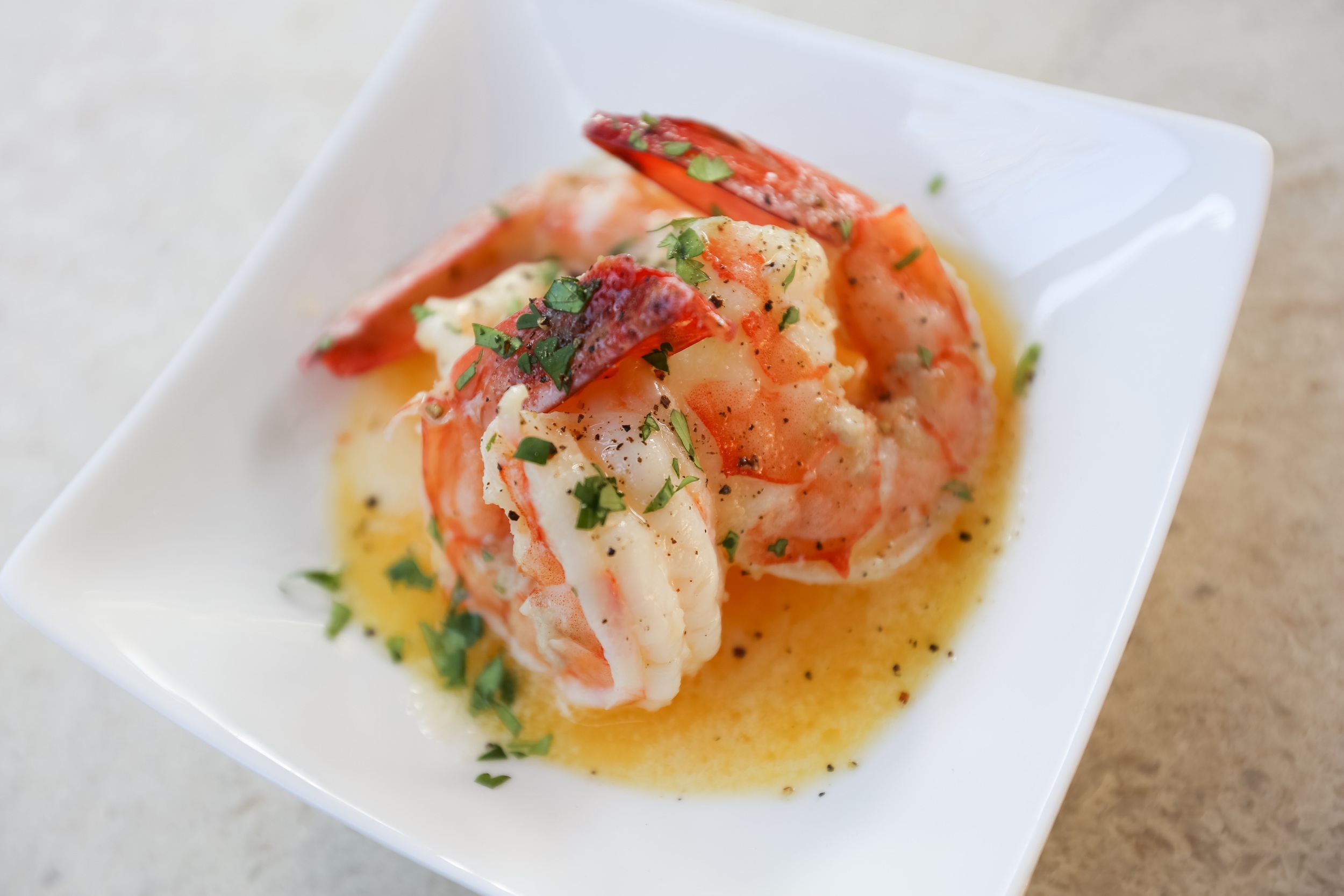 Butter Poached Shrimp Recipe from Sam The Cooking Guy