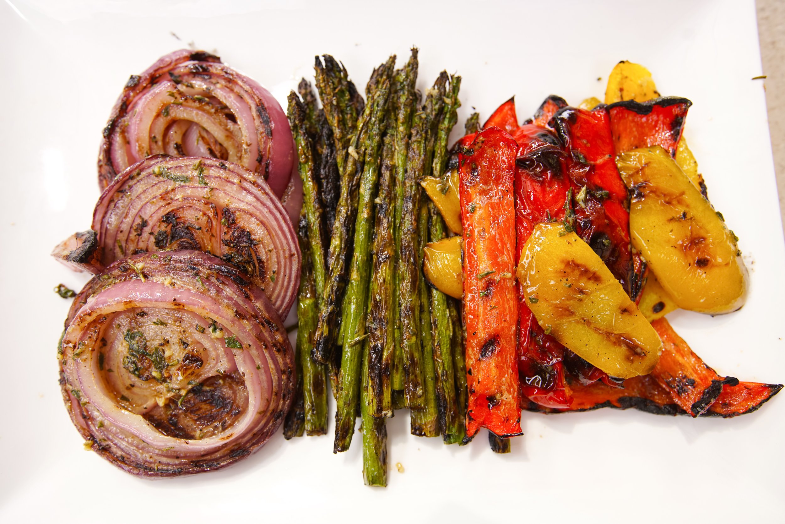 Herb Butter Grilled Vegetables Recipe from Sam The Cooking Guy