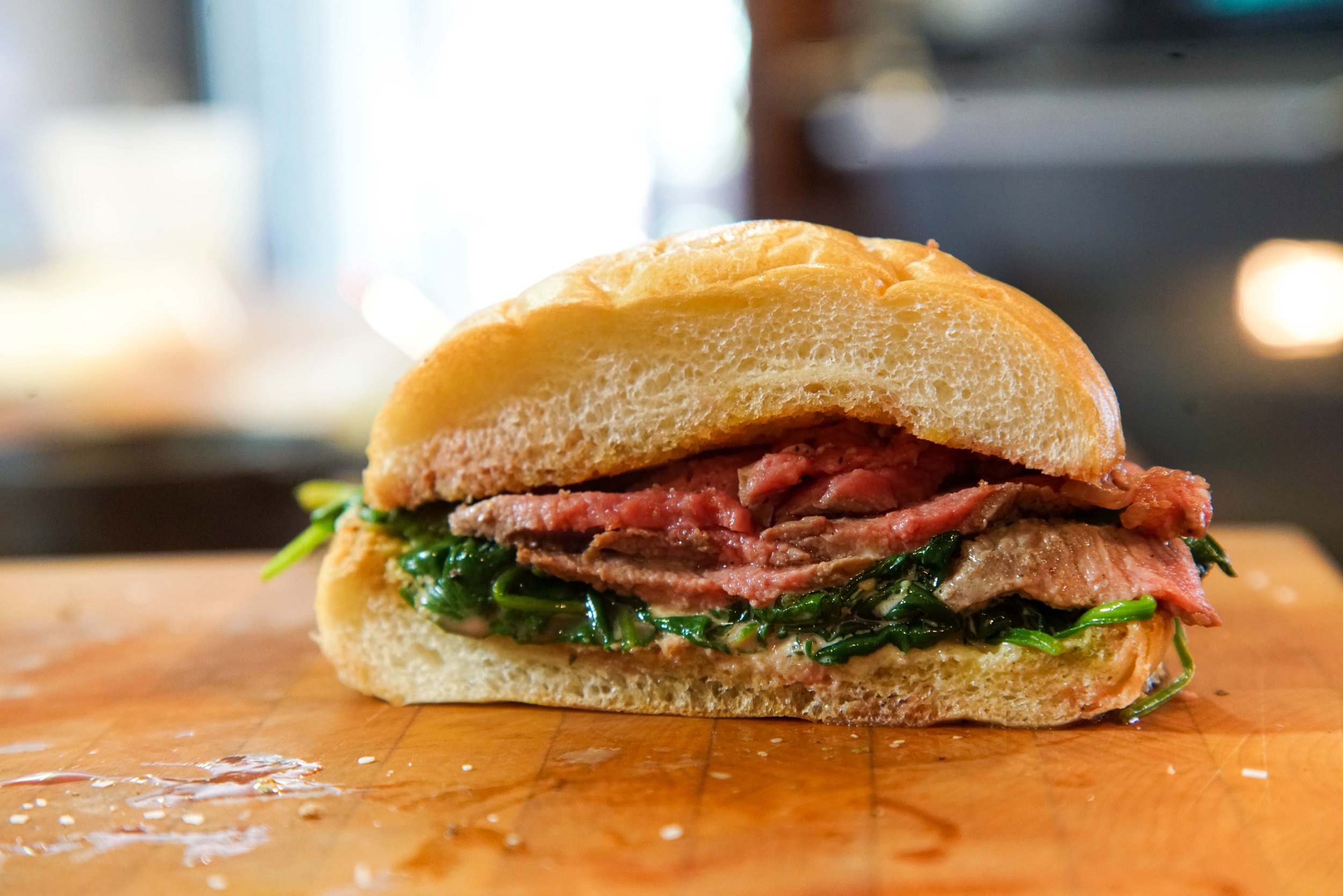 Grilled Steak Sandwich Recipe from Sam The Cooking Guy