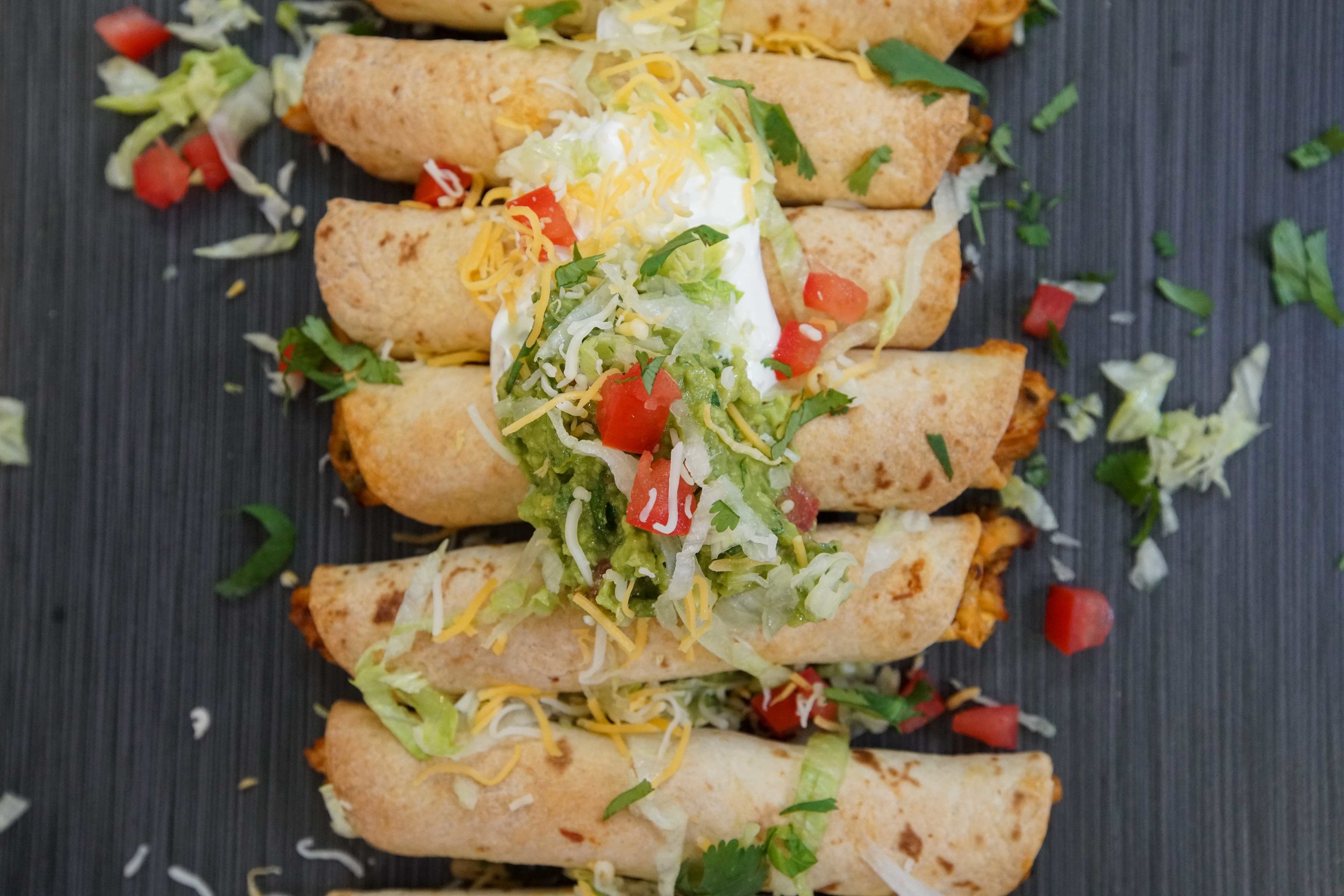 Baked Chipotle Chicken Taquitos Recipe from Sam The Cooking Guy