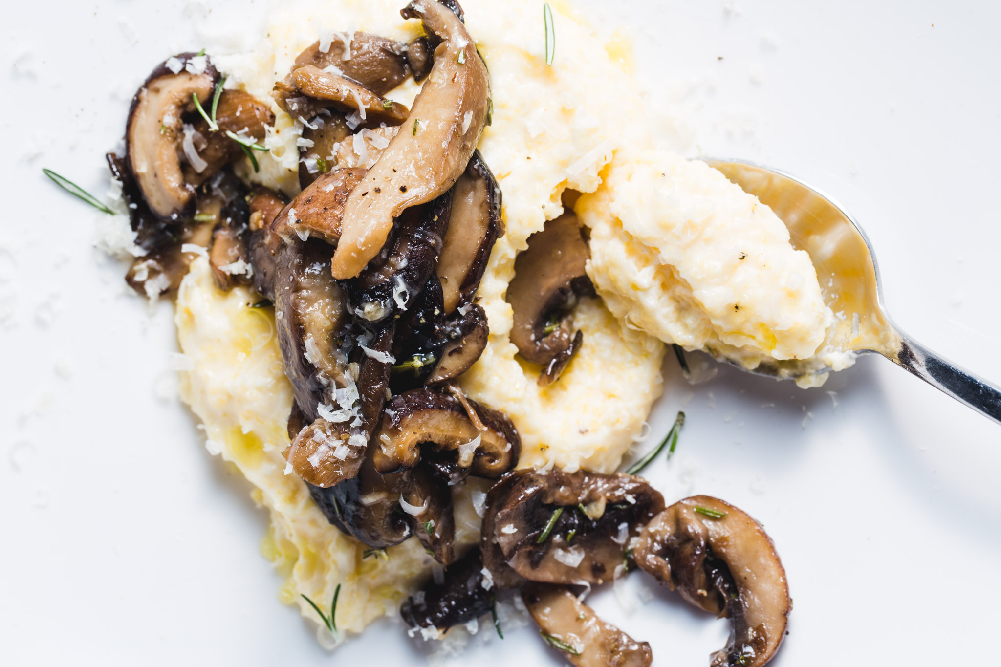 Polenta with Wild Mushrooms Recipe from Sam The Cooking Guy