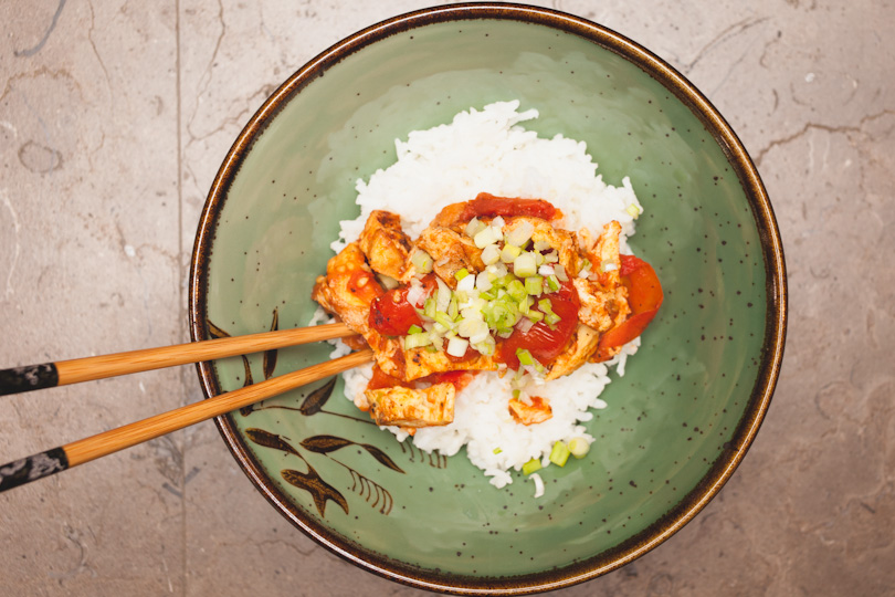 Tomato Egg Stir Fry Recipe from Sam The Cooking Guy